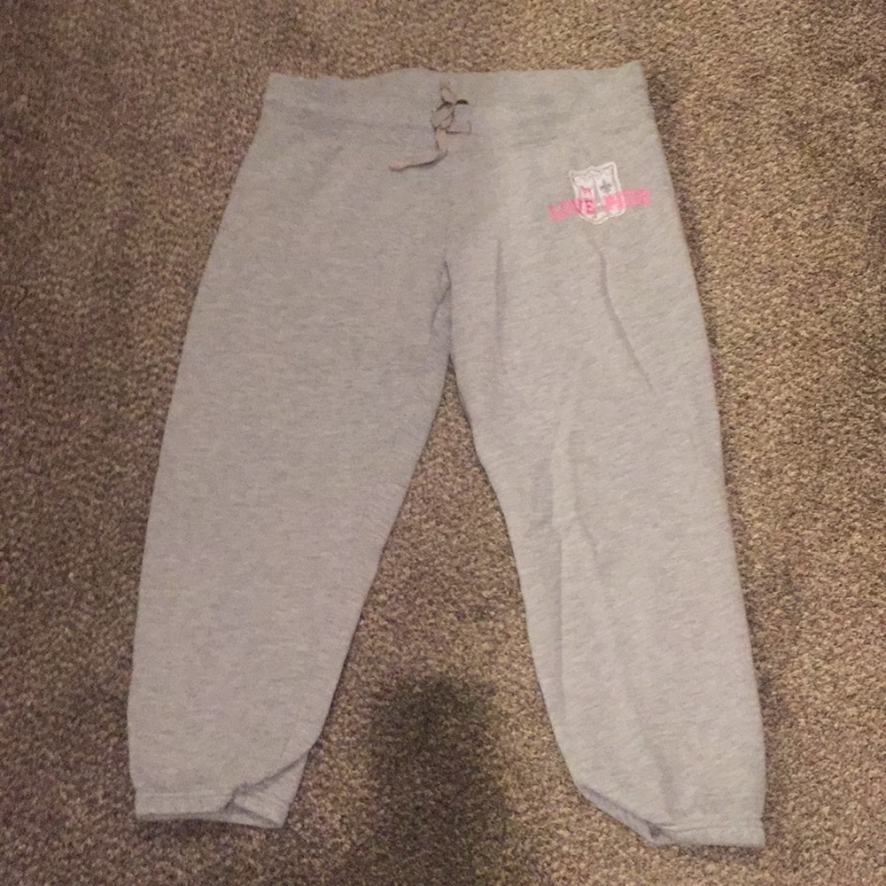Victoria secret pink sweat capris